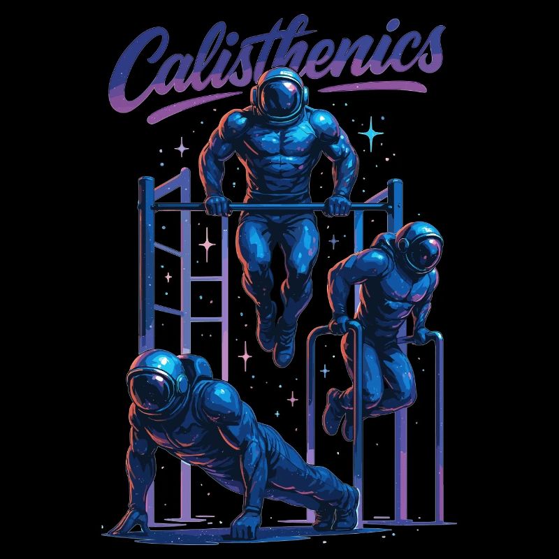 Calisthenics Astronaut Dips Push-ups Gift