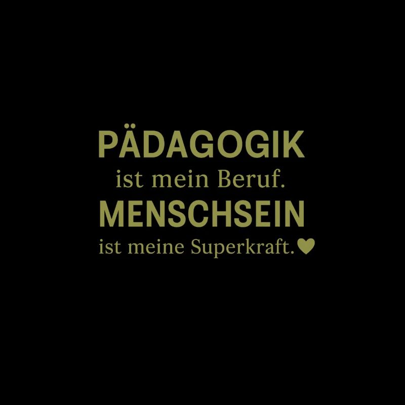Pädagogik ist mein Beruf 