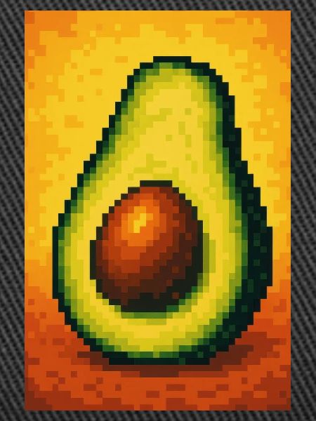 Pixel Avocado Pop