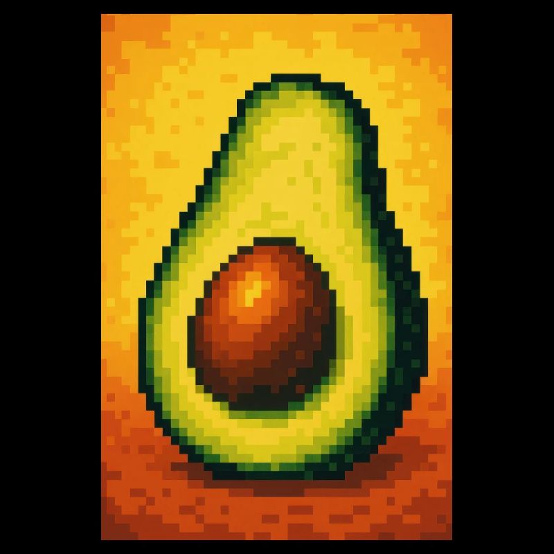 Pixel Avocado Pop