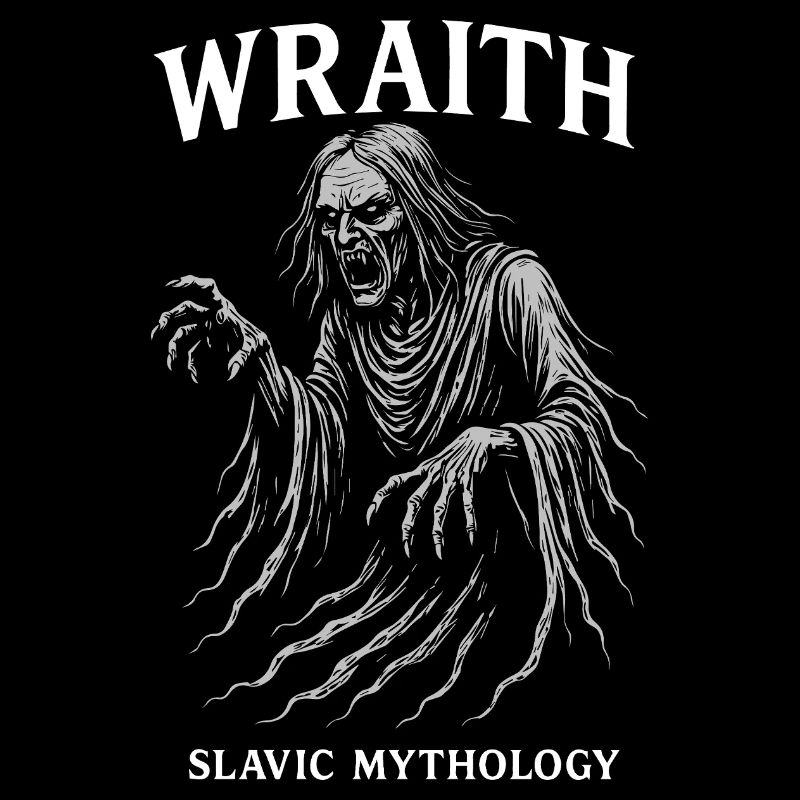 Wraith Slavic Mythology Illustration