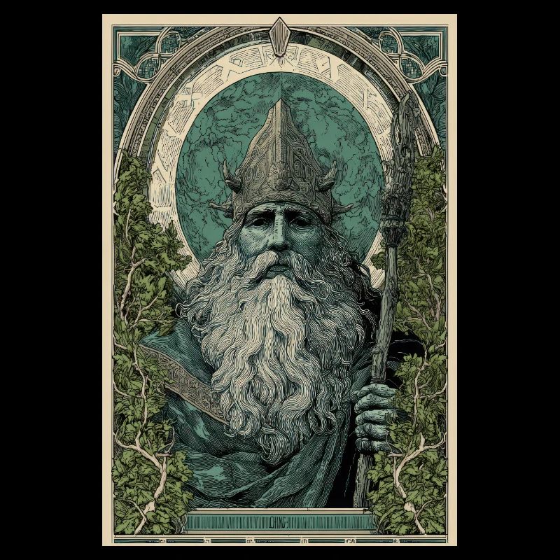 Nordischer Gott Jugendstil