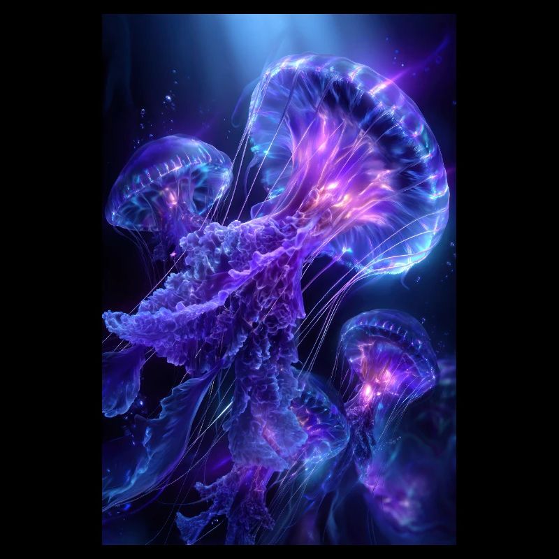 Neon Glow Jellyfish