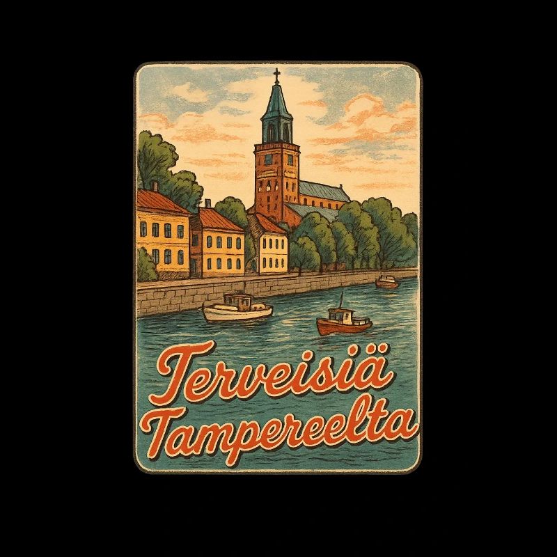 L’église de Tampere et la plage de Koski