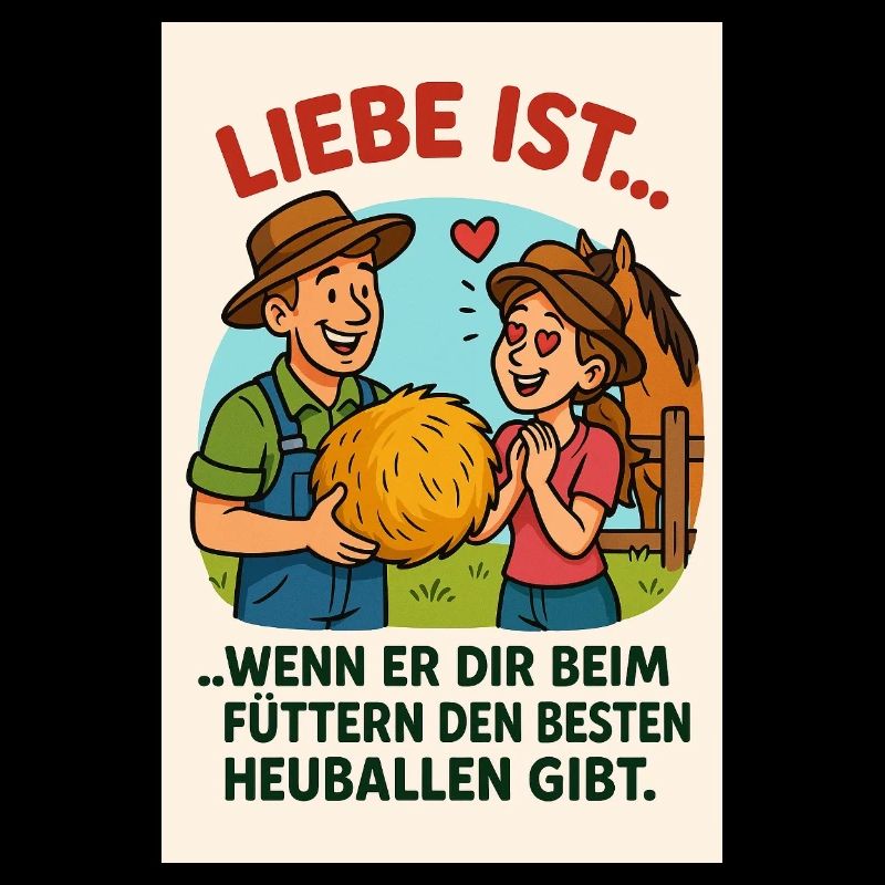 Liebe ist bester Heuballen