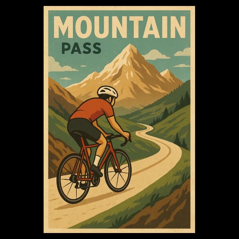 Vélo Passage col Montagne