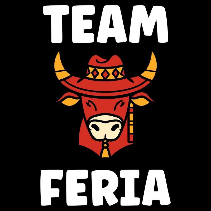 Vache style ferme avec chapeau feria