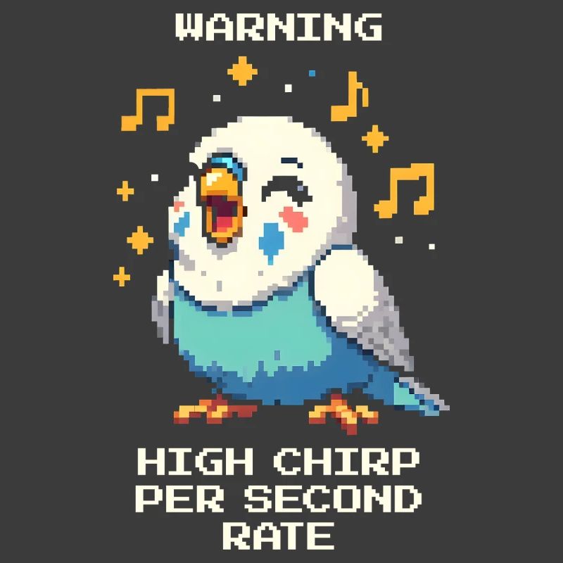 Warning: High chirping frequency | Budgie