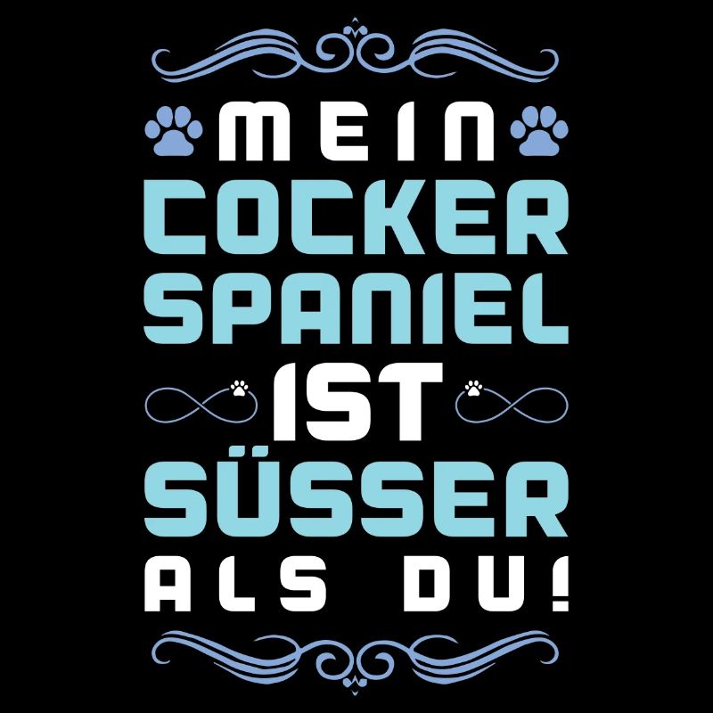 cocker spaniel hund spruch