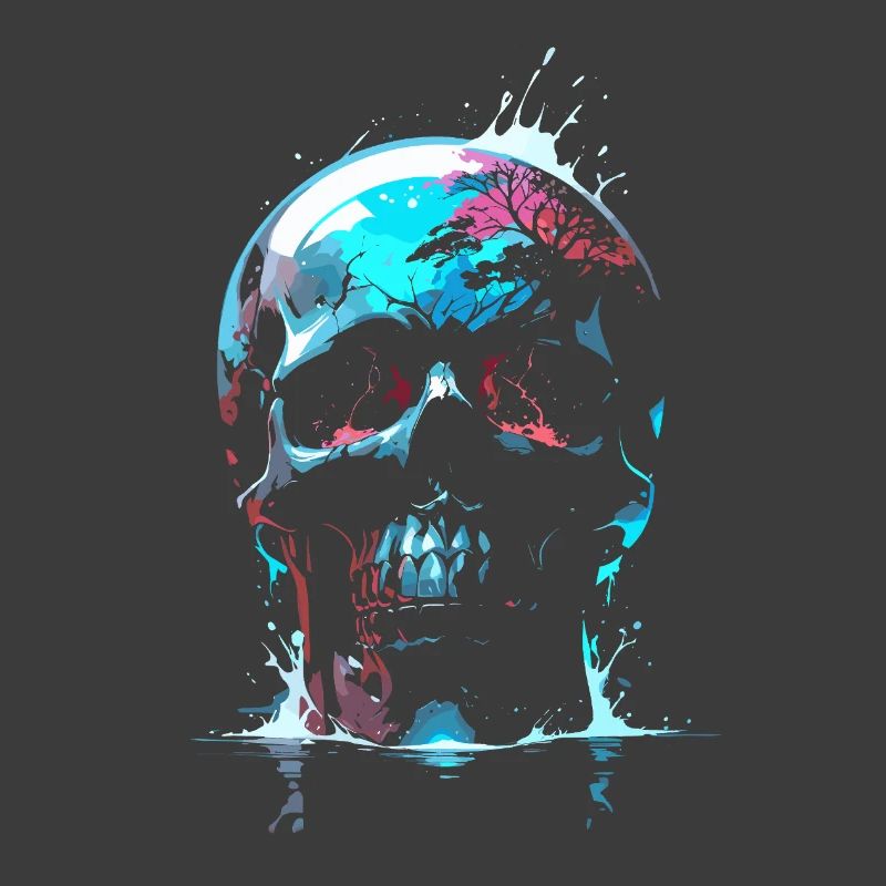 Skull - Reflected Mortality - Nature's Requiem
