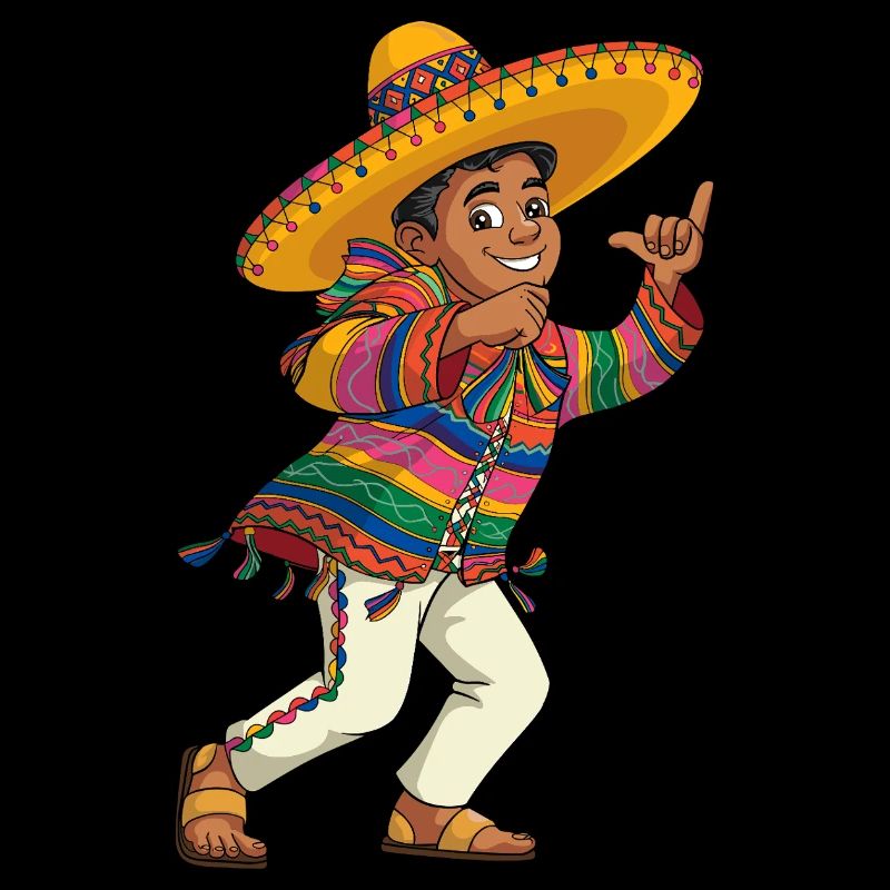 Danse Sombrero Colorée Tradition Mexicaine