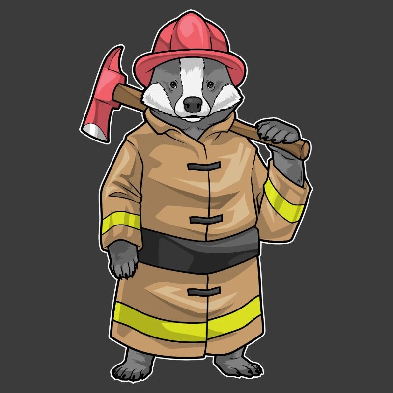 Badger Firefighter Axe Fire Brigade