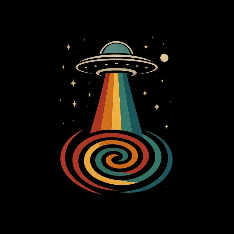 UFO Rainbow Beam