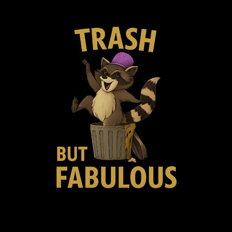 Trash Panda Fabulous – Witziges Design