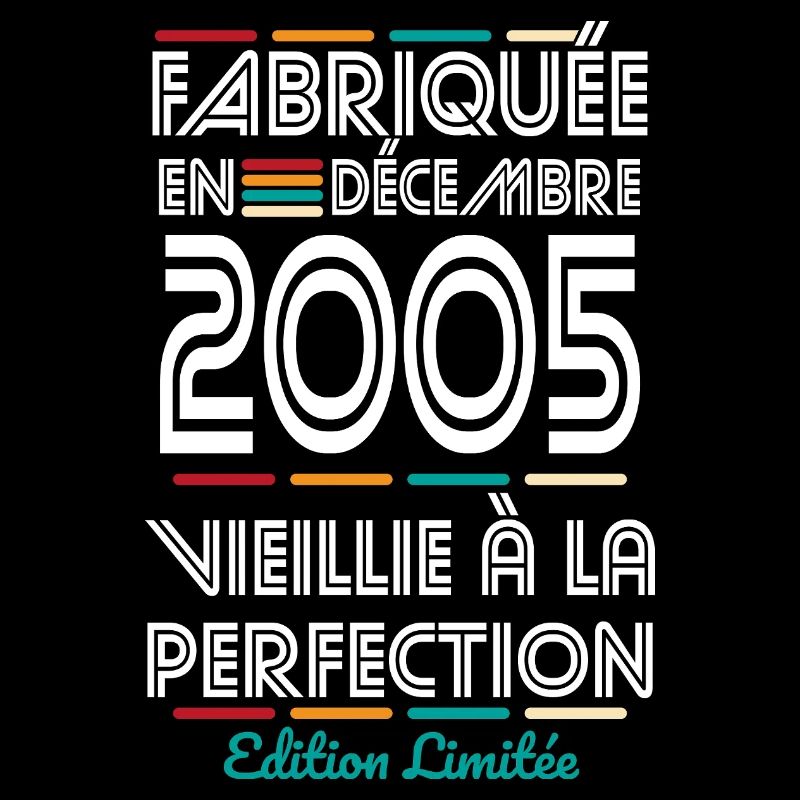 Anniversaire 20 ans - Fabriquée en Décembre 2005
