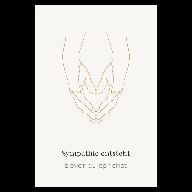 Sympathie entsteht – bevor du sprichst