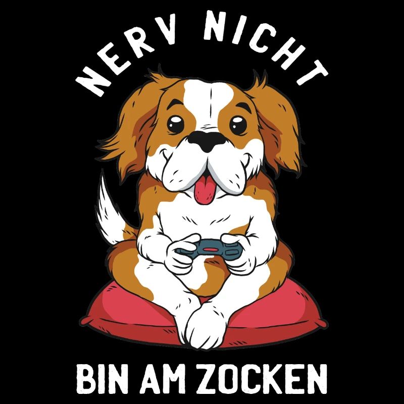 Don't get on your dog's nerves, he's gambling