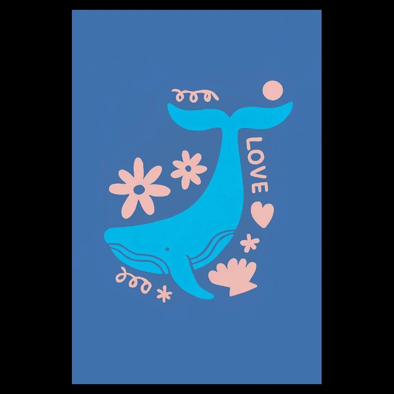 Queue de baleine Floral Love