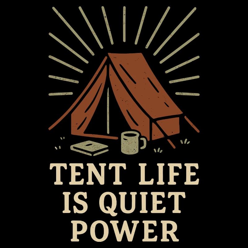 Solo Camping Introvertierter Camper Ruhiges