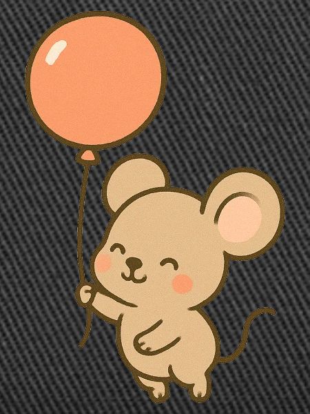 Balloon Mouse Whimsy