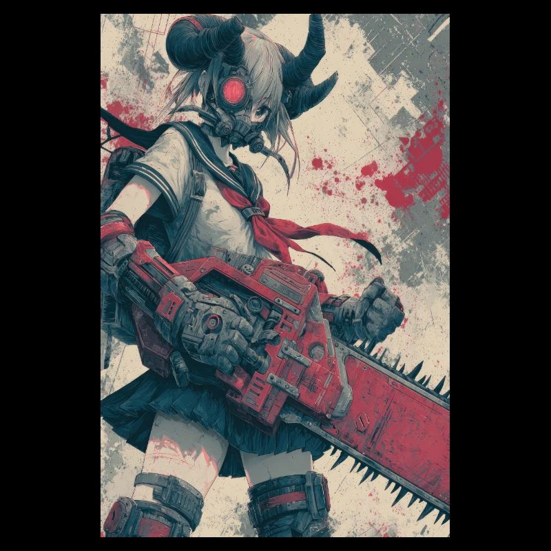 Crimson Chainsaw Hunter