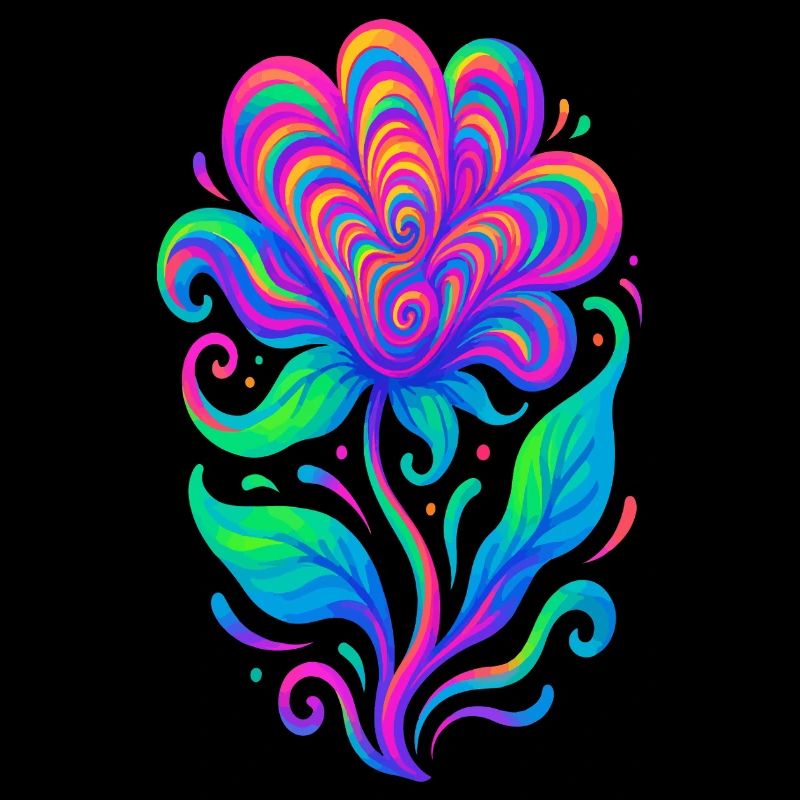 Lebendige Regenbogen-Herzblume