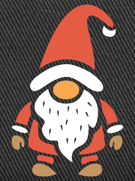 Cute Christmas Gnome Cartoon