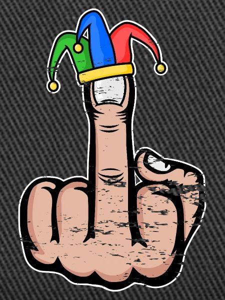 Mittelfinger Stingerfinger Karneval