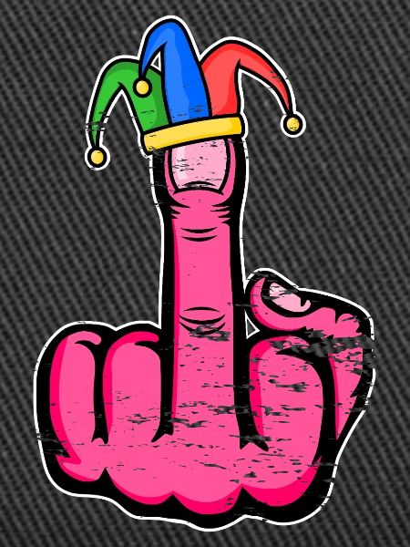 Mittelfinger Stingerfinger Karneval