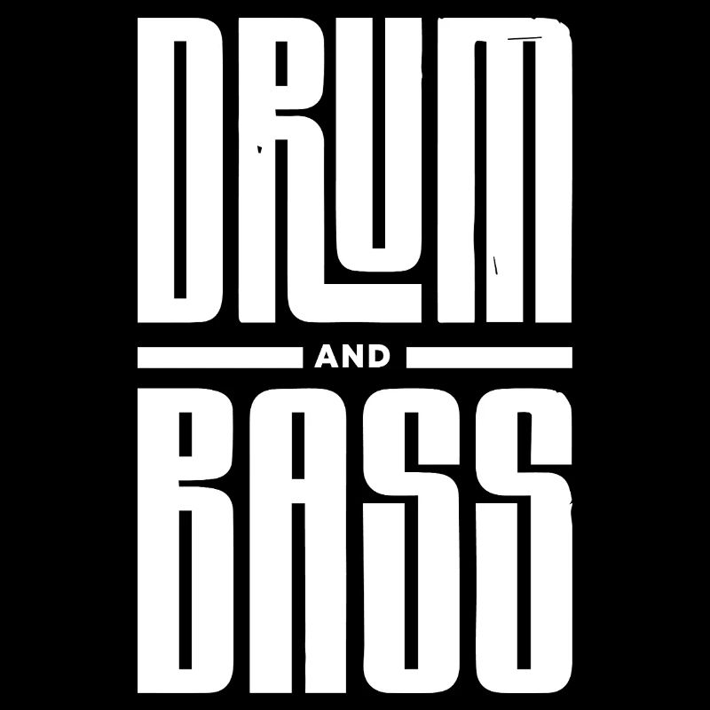 Drum and Bass Typographie audacieuse