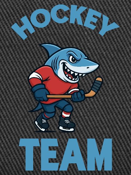 Hai Team Eishockey Maskottchen