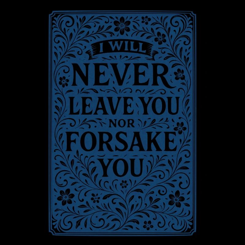 Ich werde dich niemals verlassen oder im Stich lassen