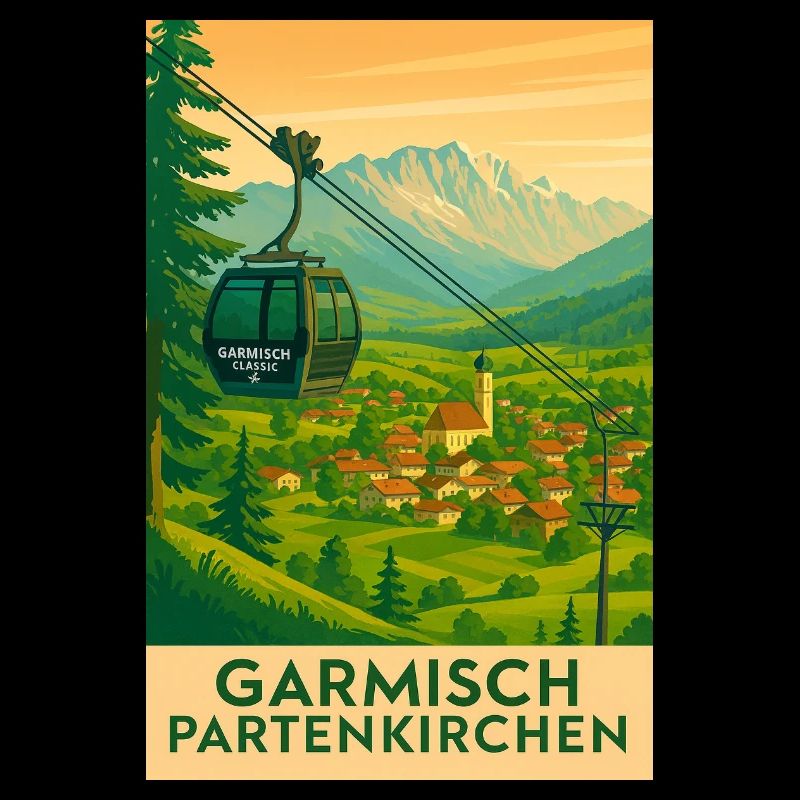 Garmisch Bergpanorama Gondel