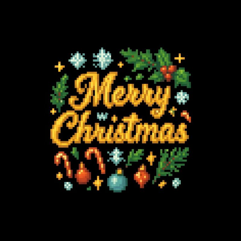 Merry Christmas Retro Gaming