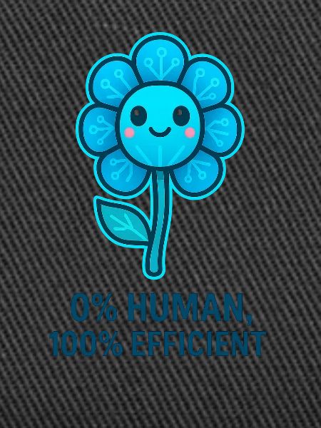 Flower Robot 0% Human