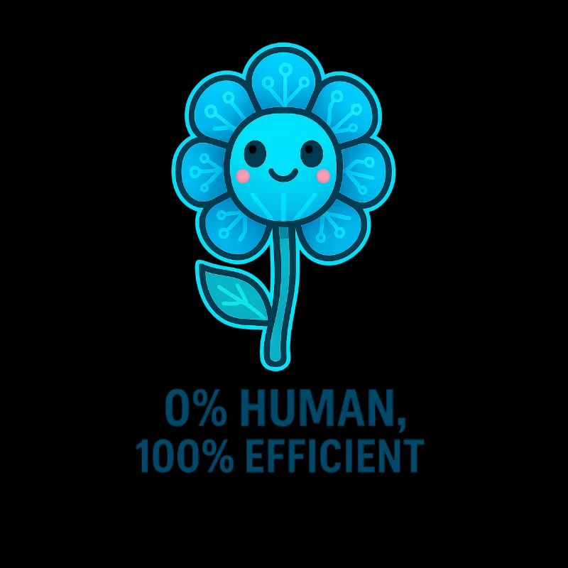 Flower Robot 0% Human