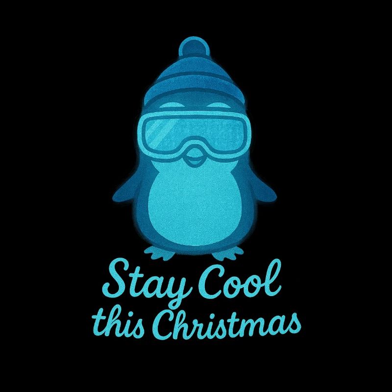 Stay Cool Weihnachts Pinguin
