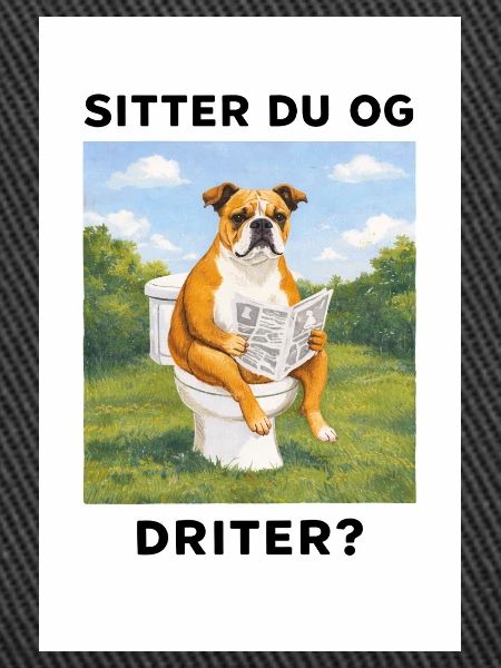 Chien qui chie