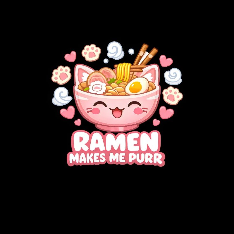 Ramen makes me purr