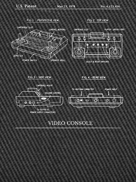 Retro Console Blueprint Design