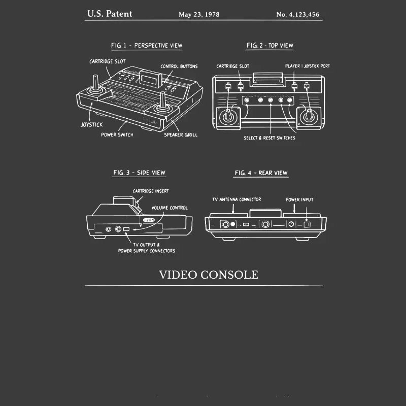 Retro Console Blueprint Design