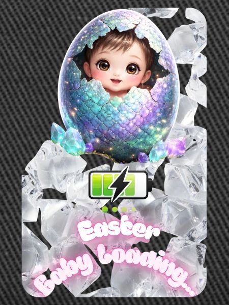 Osterknospe Baby-Ei Explosion