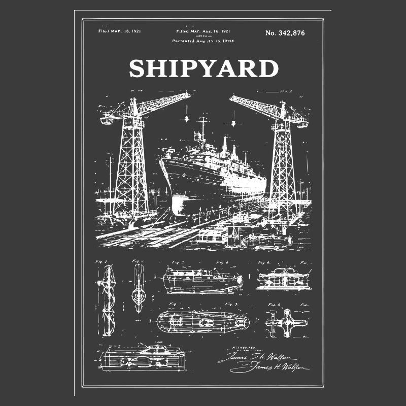 Shipyard Cranes & Ship