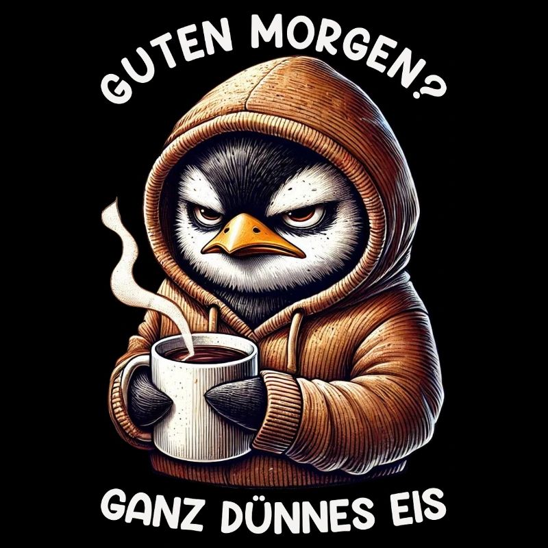 Bonjour, manchots de glace très minces, les endormis