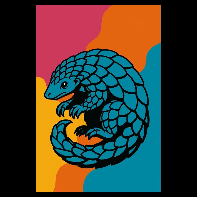 Pangolin Pop Art