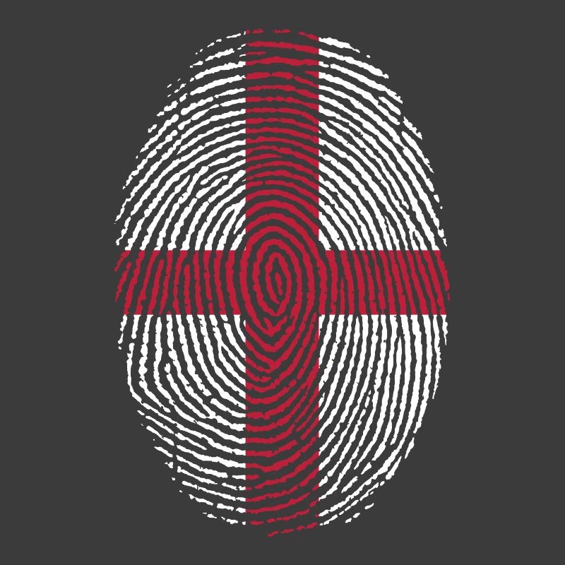 Empreinte digitale du drapeau anglais