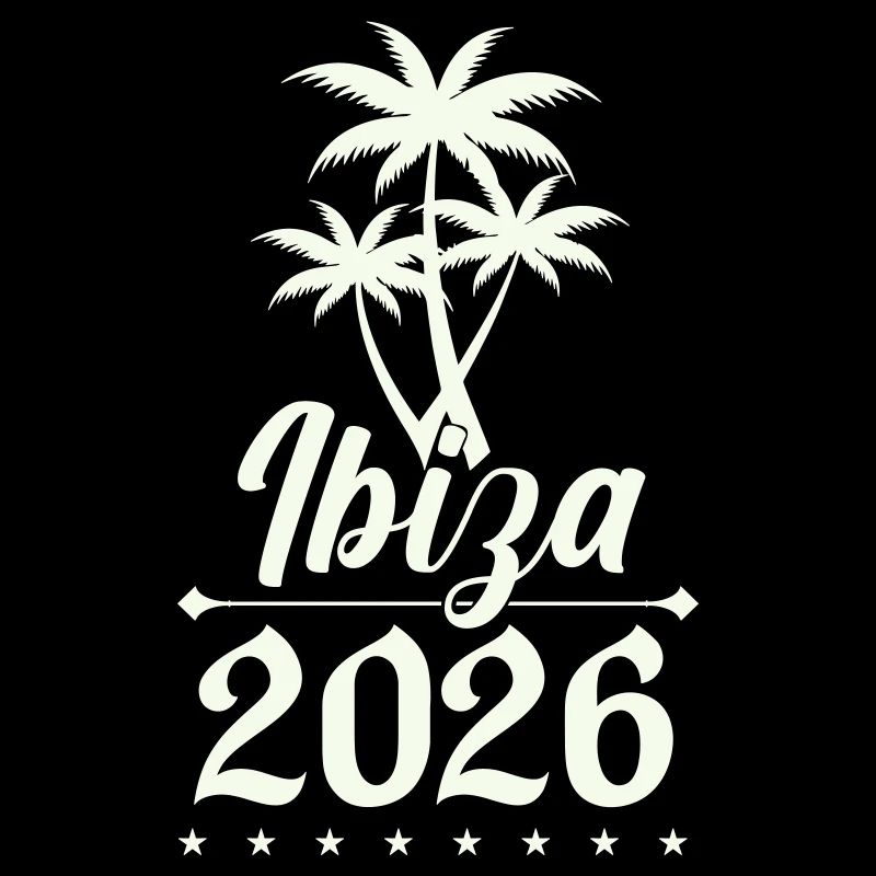 Ibiza 2026 Palmen Silhouette