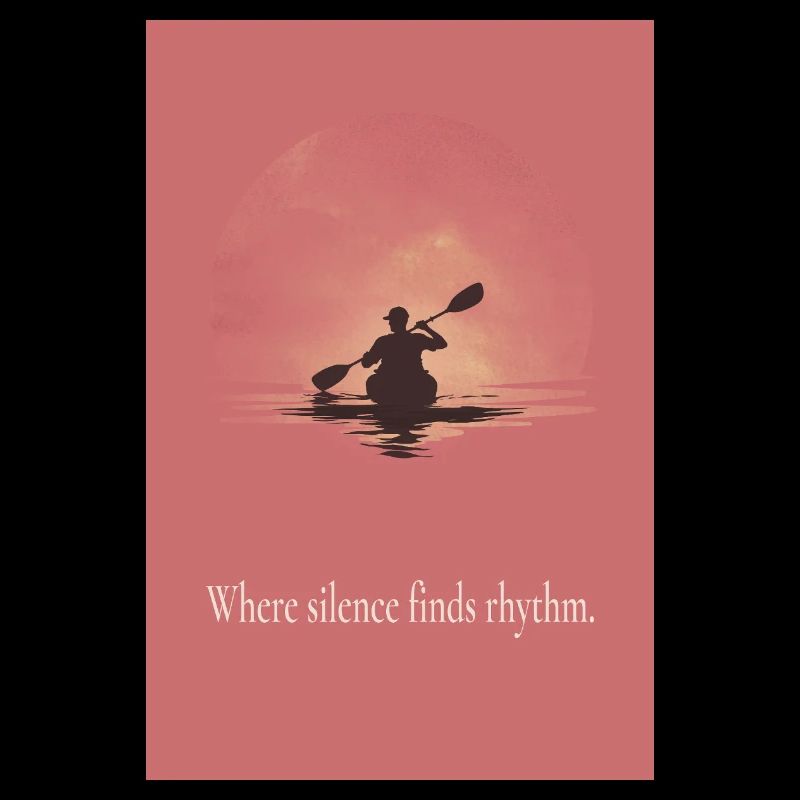 Affiche de Rhythm Canoe Là où le silence