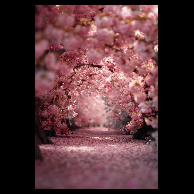 Cherry Blossom Arch Path