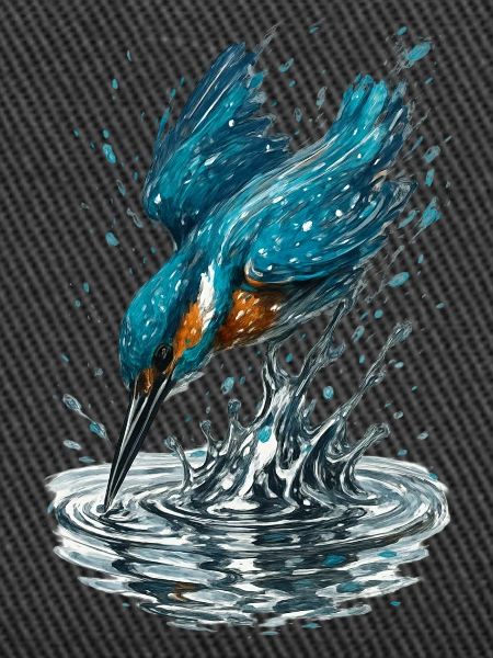 Eisvogel im Einsatz